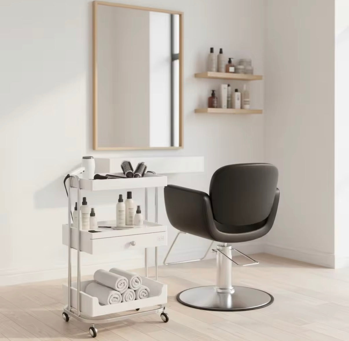 Luxe beauty trolley