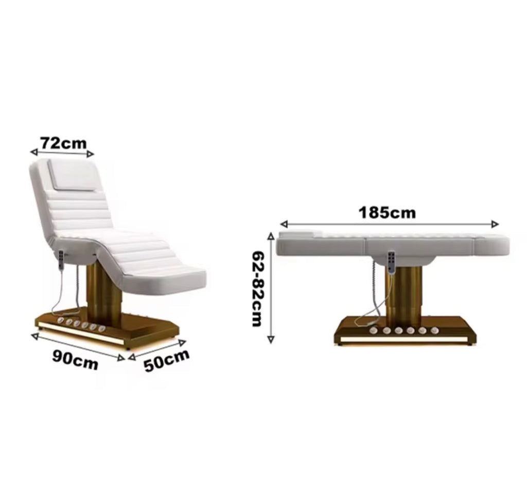 Lumina Luxury Beauty Bed, remote control.
