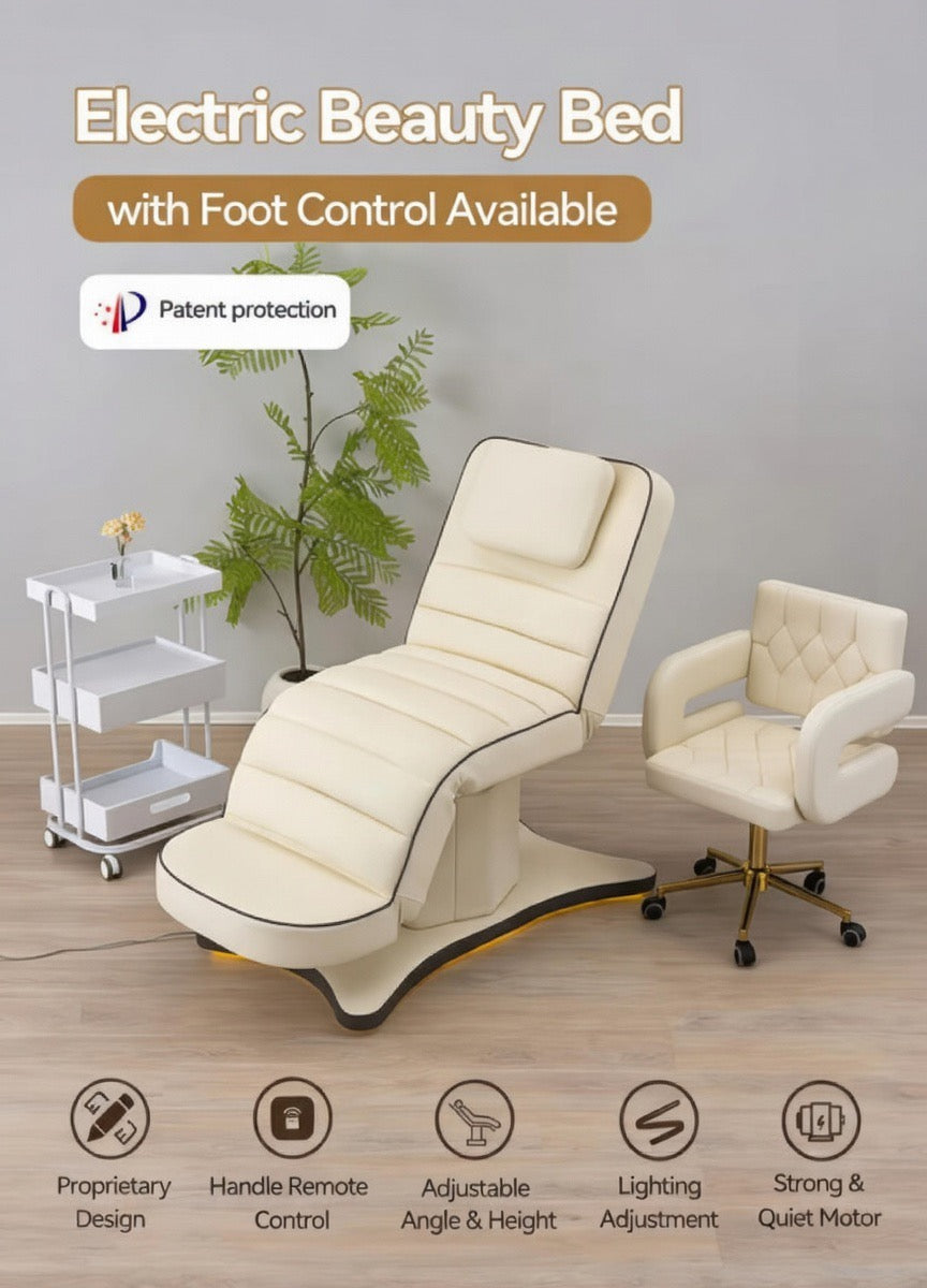 Aurora Beauty Bed, remote control.