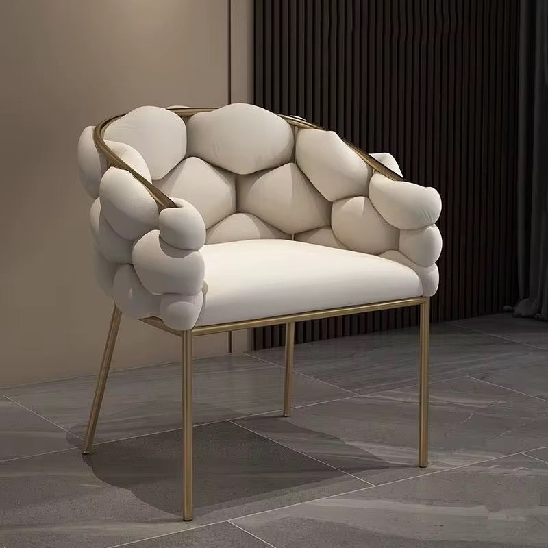 Liora salon chair cushion comfort cream 